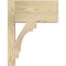 Ekena Millwork Merced Block Rough Sawn Outlooker, Douglas Fir, 8"W x 14"D x 18"H OUT08X14X18MRC05RDF - alternate 3